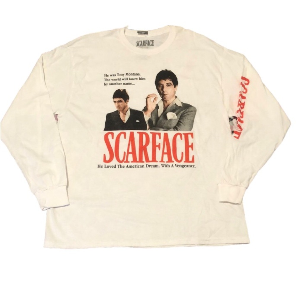 Scarface Mens NWT Long Sleeve Shirt Size XL